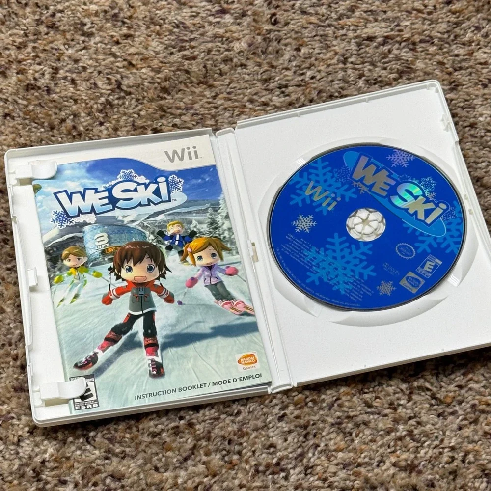 We Ski Nintendo Wii Bandai‎ Namco 2008 Balance Board Compatible CIB RVL-RSOE